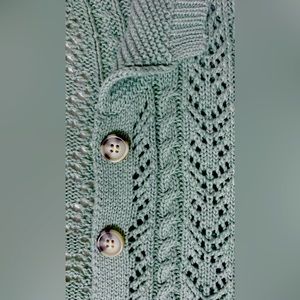 Jessica Simpson Teal Cropped Sweater